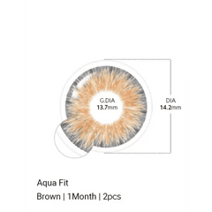 Aqua Fit Brown 13.7mm