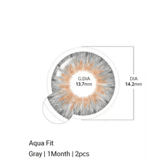 Aqua Fit Gray 13.7mm